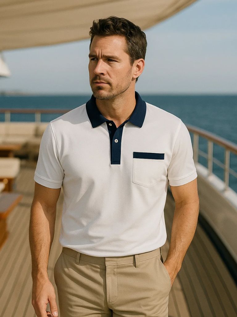 Elegant Golf Polo Shirt - Vailor & Veil