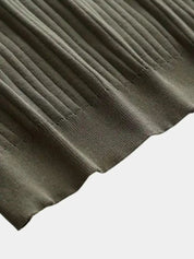 Elegant Open Collar Long Sleeve Polo - Vailor & Veil