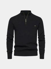 Elegant Quarter Zip Sweater - Vailor & Veil