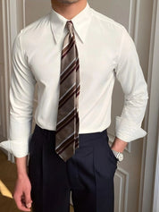 Elegant Spearpoint Collar Shirt - Vailor & Veil