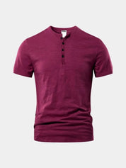 Essential Casual Henley Neck T-Shirt - Vailor & Veil