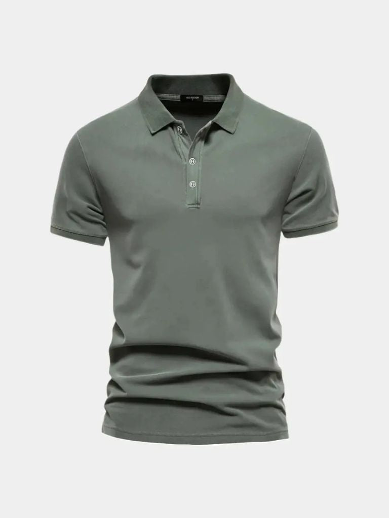 Essential Cotton Polo Shirt - Vailor & Veil