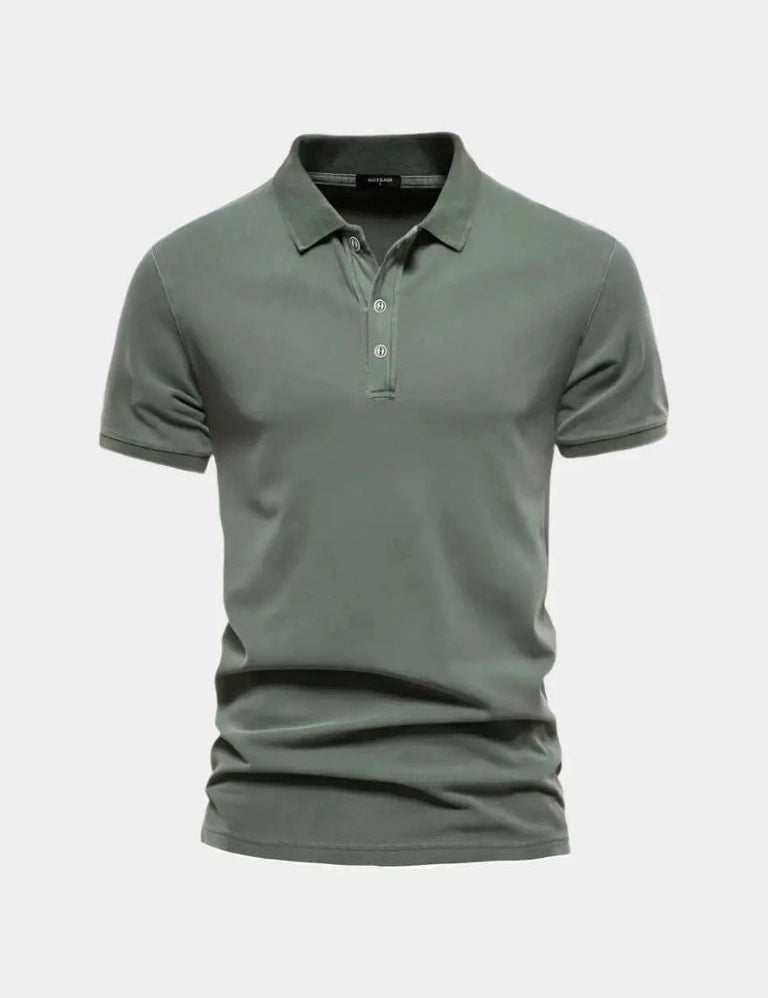 Essential Cotton Polo Shirt - Vailor & Veil