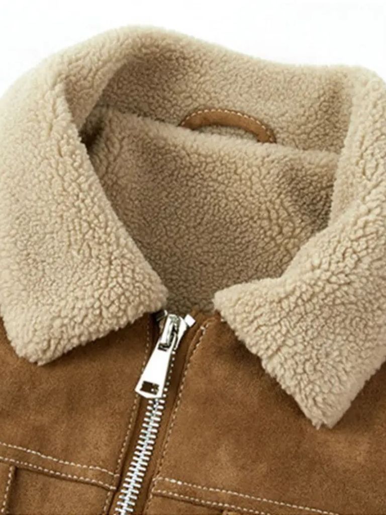 Essential Fleece Suede Jacket - Vailor & Veil