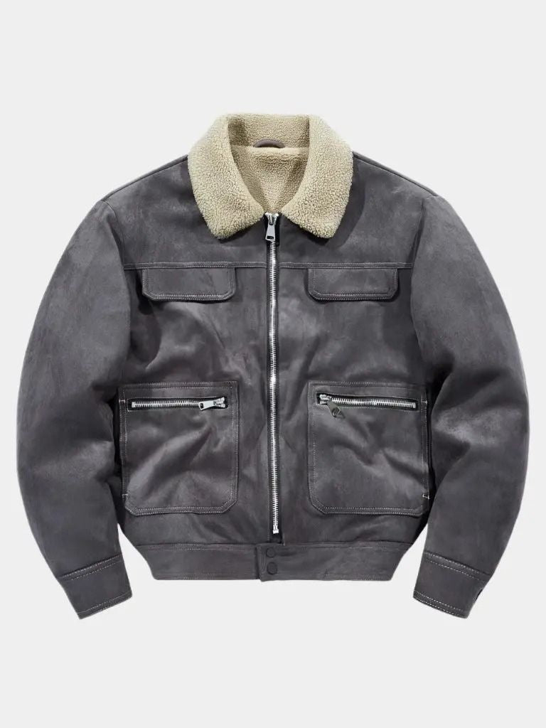 Essential Fleece Suede Jacket - Vailor & Veil