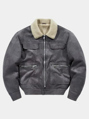 Essential Fleece Suede Jacket - Vailor & Veil