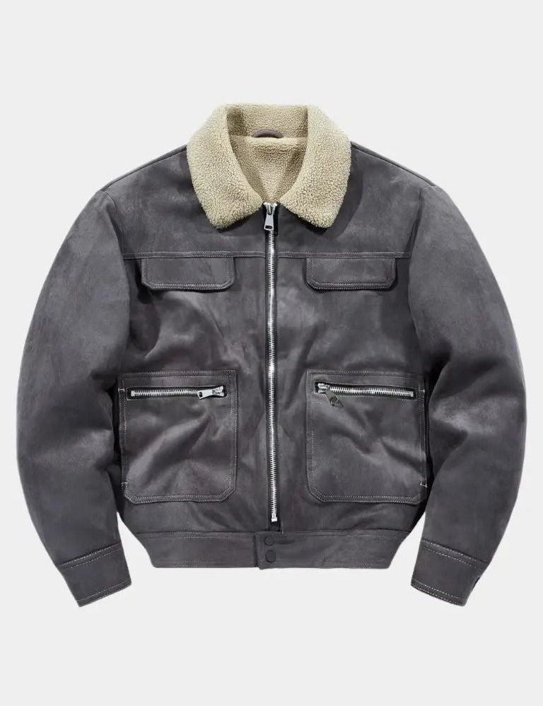 Essential Fleece Suede Jacket - Vailor & Veil