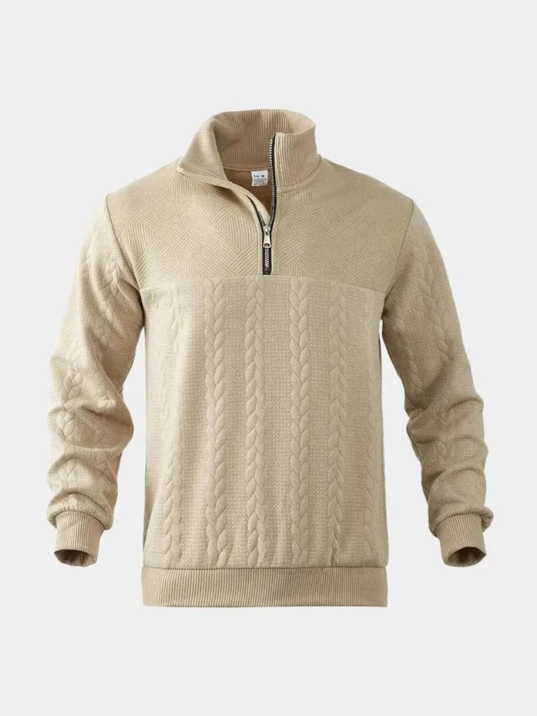 Essential Henley Quarter Zip Pullover - Vailor & Veil