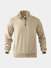 Essential Henley Quarter Zip Pullover - Vailor & Veil