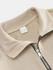 Essential Henley Quarter Zip Pullover - Vailor & Veil