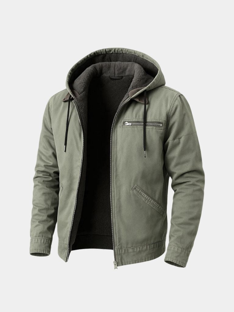 Essential Hooded Work Jacket - Vailor & Veil