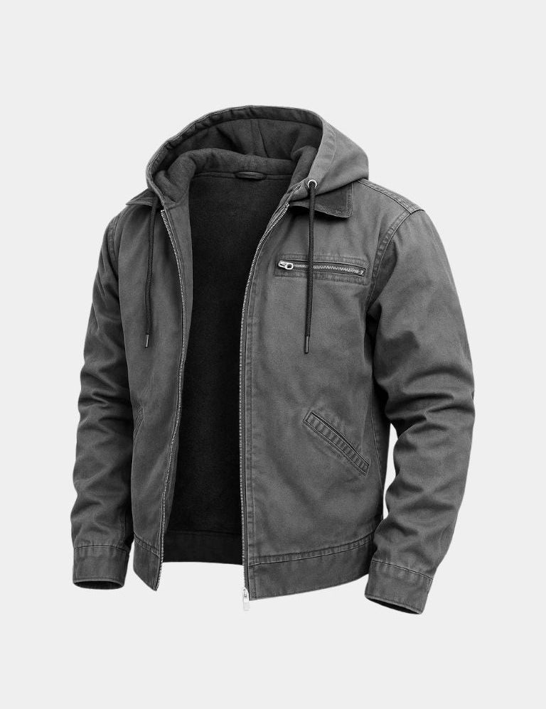 Essential Hooded Work Jacket - Vailor & Veil
