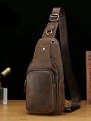 Essential Leather Shoulderbag - Cross & Crown