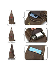 Essential Leather Shoulderbag - Cross & Crown