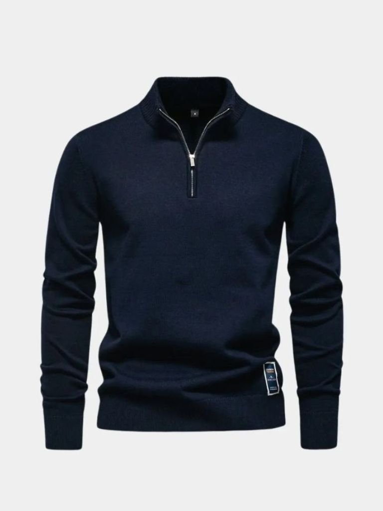 Essential Quarter-Zip Jumper Sweater - Vailor & Veil