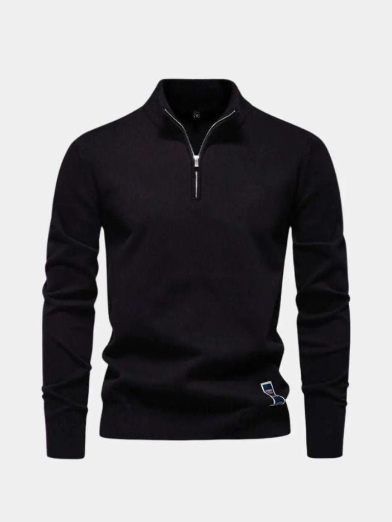Essential Quarter-Zip Jumper Sweater - Vailor & Veil