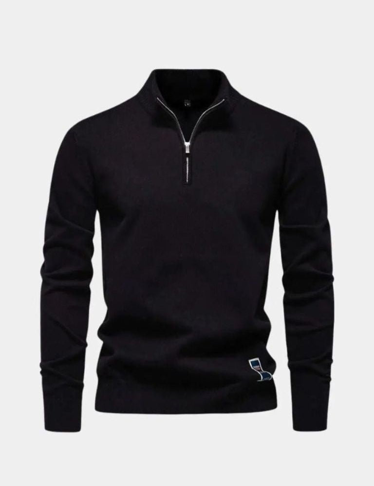 Essential Quarter-Zip Jumper Sweater - Vailor & Veil