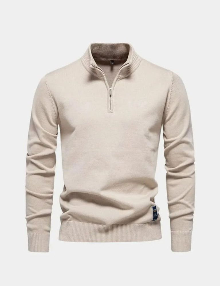 Essential Quarter-Zip Jumper Sweater - Vailor & Veil