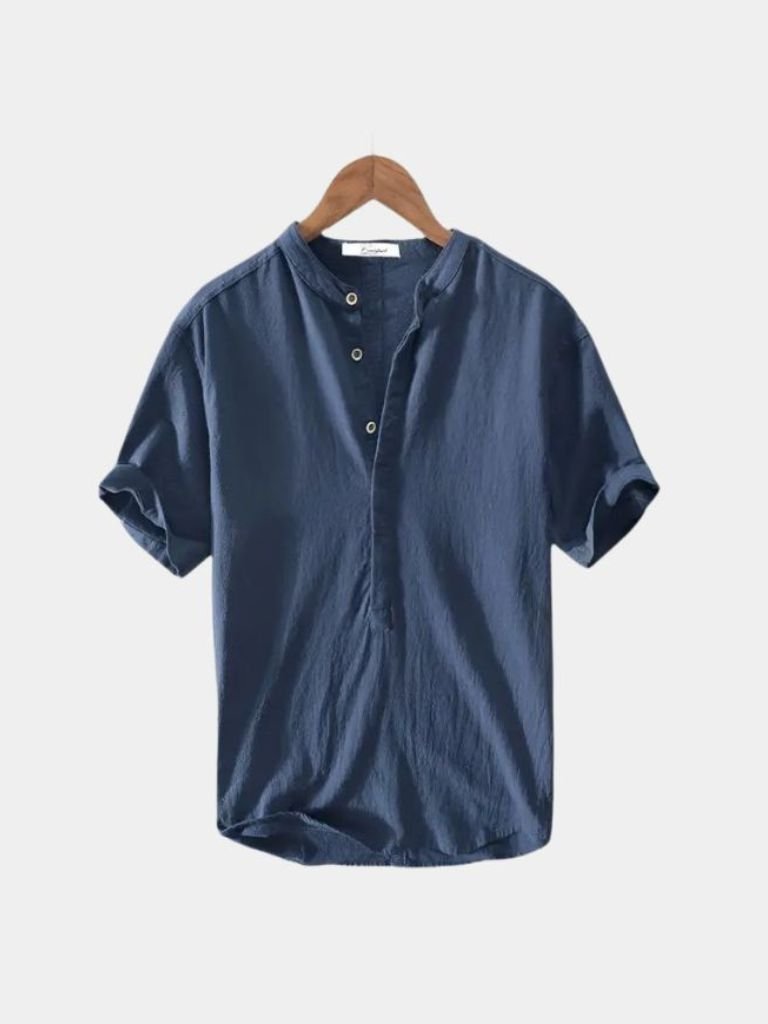 Essential Short Sleeve Linen Shirt - Vailor & Veil