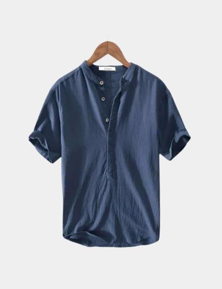Essential Short Sleeve Linen Shirt - Vailor & Veil