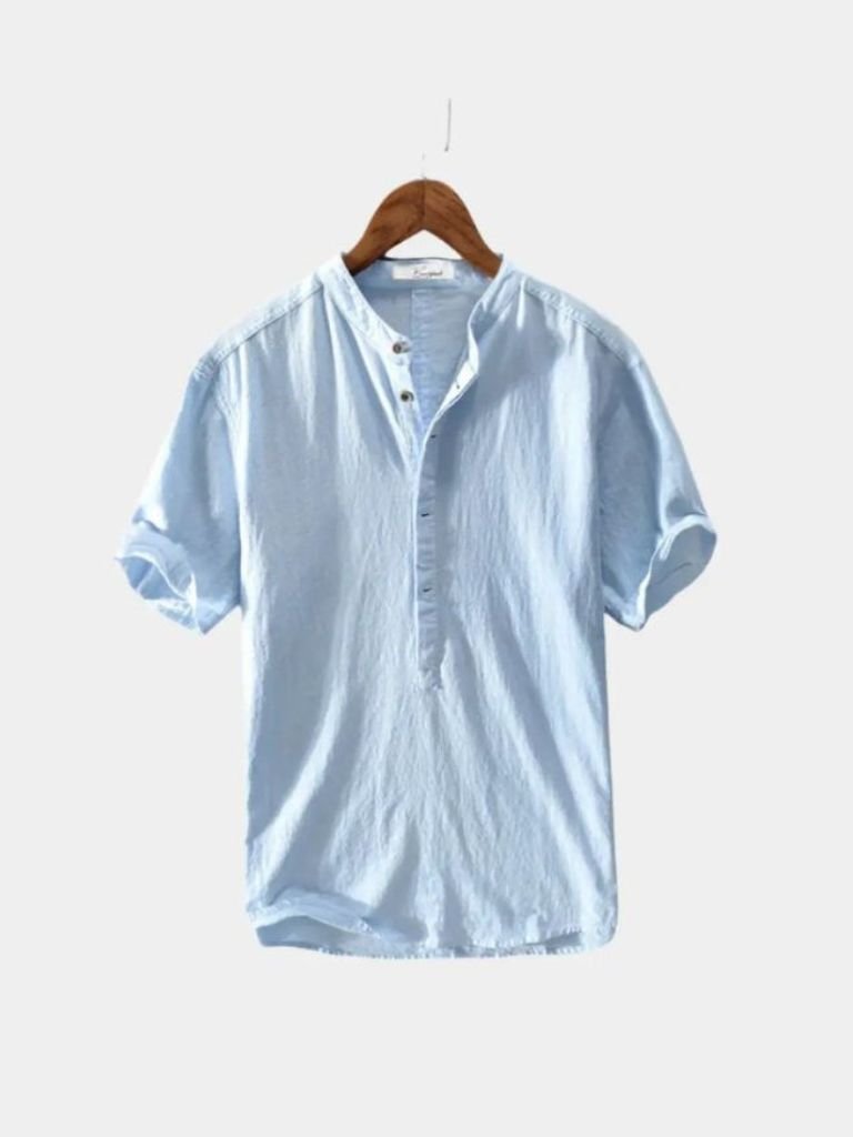 Essential Short Sleeve Linen Shirt - Vailor & Veil