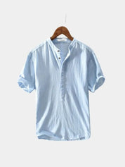 Essential Short Sleeve Linen Shirt - Vailor & Veil