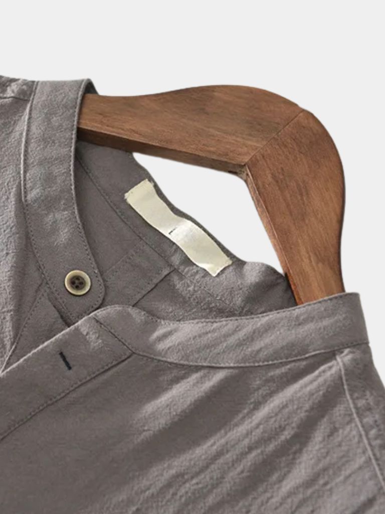 Essential Short Sleeve Linen Shirt - Vailor & Veil