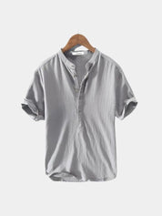 Essential Short Sleeve Linen Shirt - Vailor & Veil