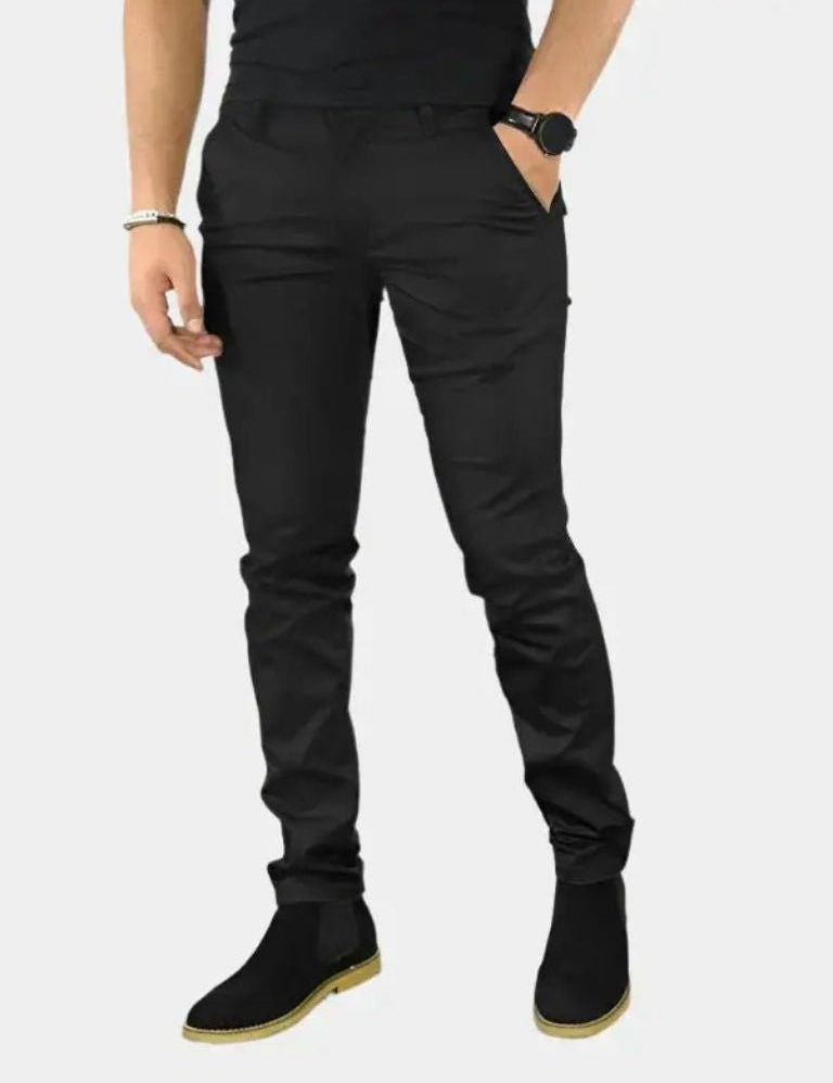 Essential Slim Fit Straight Trousers - Vailor & Veil
