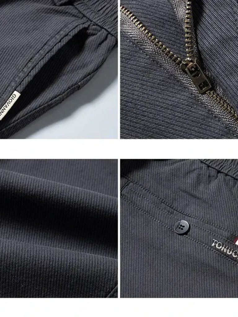 Essential Stretchy Straight Trousers - Cross & Crown