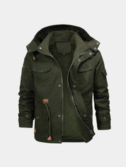 Fleece Hooded Bomber Jacket - Vailor & Veil