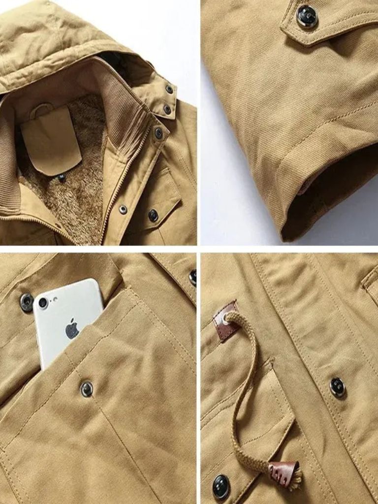 Fleece Hooded Bomber Jacket - Vailor & Veil