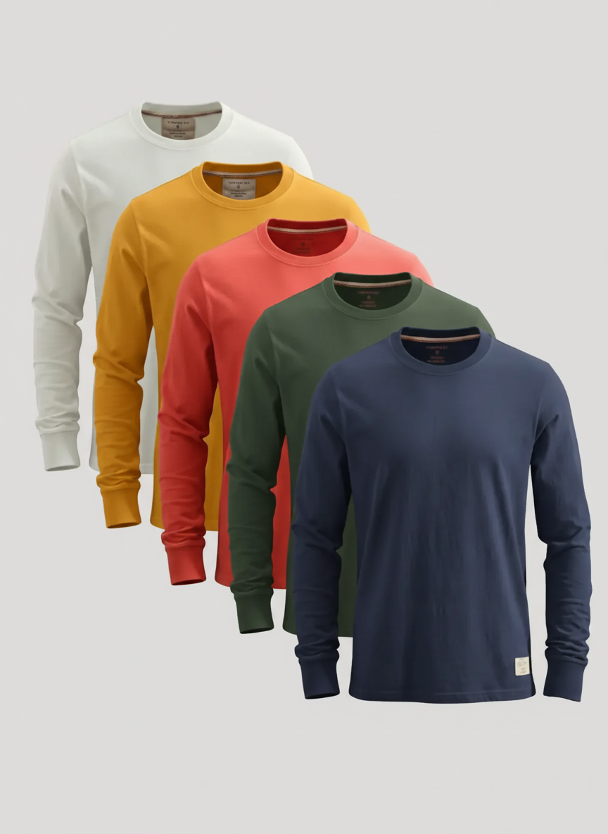 Nico Cotton Long Sleeve Crew Neck