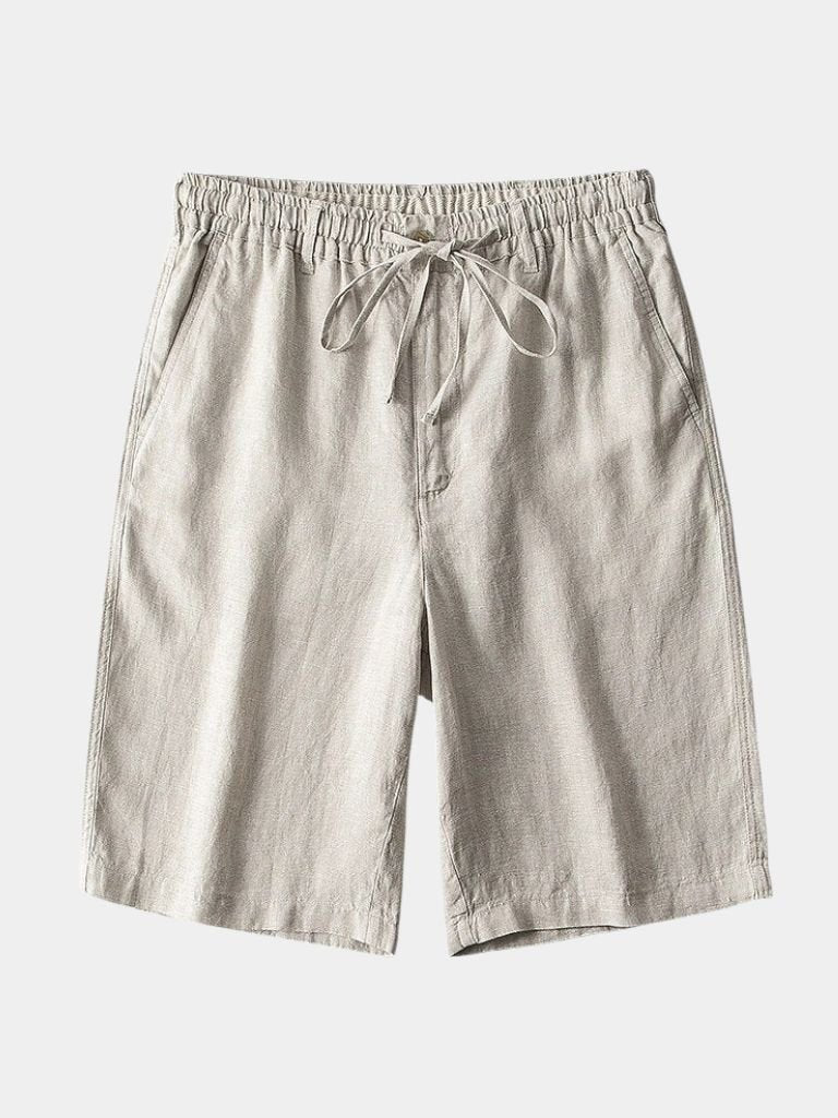 Gris Mariner Linen Shorts - Vailor & Veil