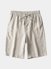 Gris Mariner Linen Shorts - Vailor & Veil