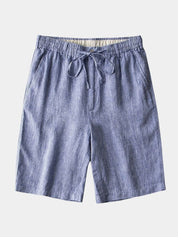 Gris Mariner Linen Shorts - Vailor & Veil