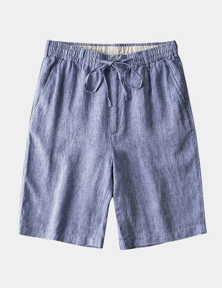 Gris Mariner Linen Shorts - Vailor & Veil