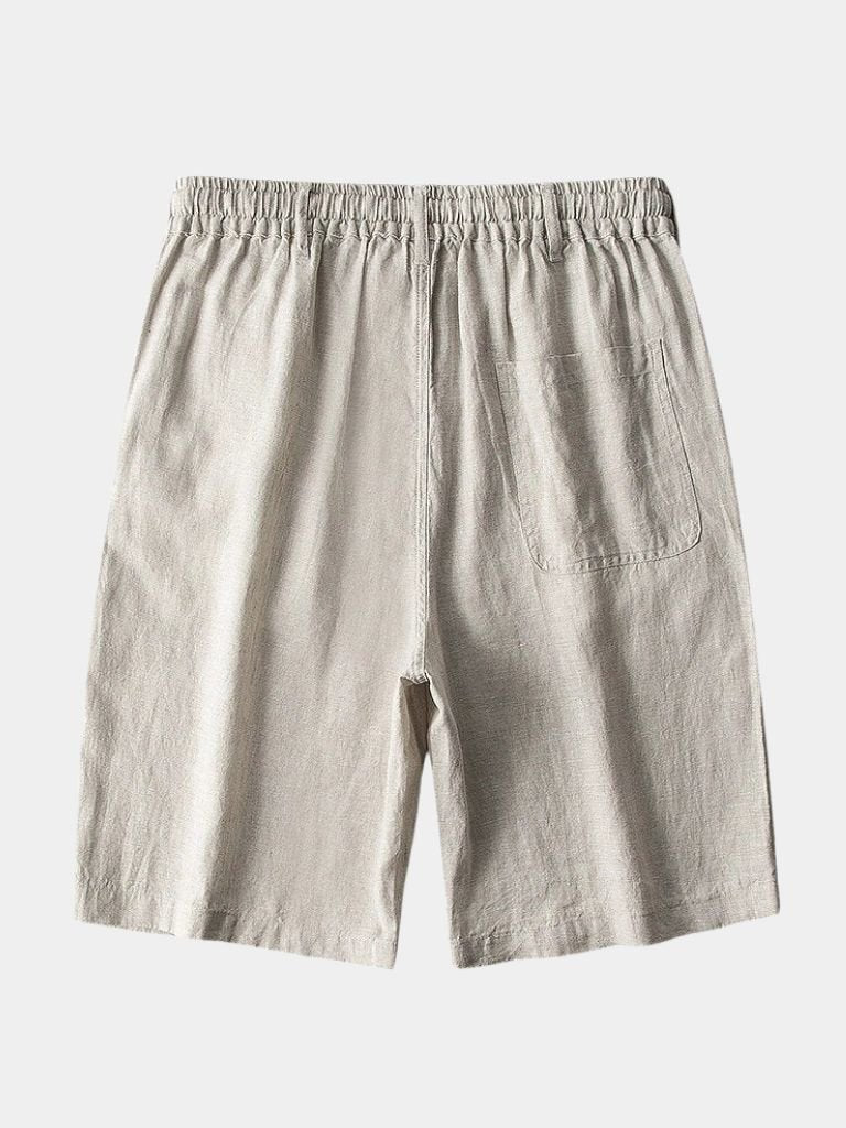 Gris Mariner Linen Shorts - Vailor & Veil