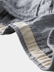 Gris Mariner Linen Shorts - Vailor & Veil