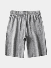 Gris Mariner Linen Shorts - Vailor & Veil