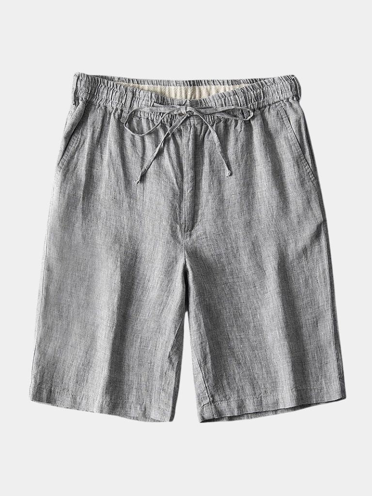 Gris Mariner Linen Shorts - Vailor & Veil