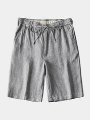 Gris Mariner Linen Shorts - Vailor & Veil