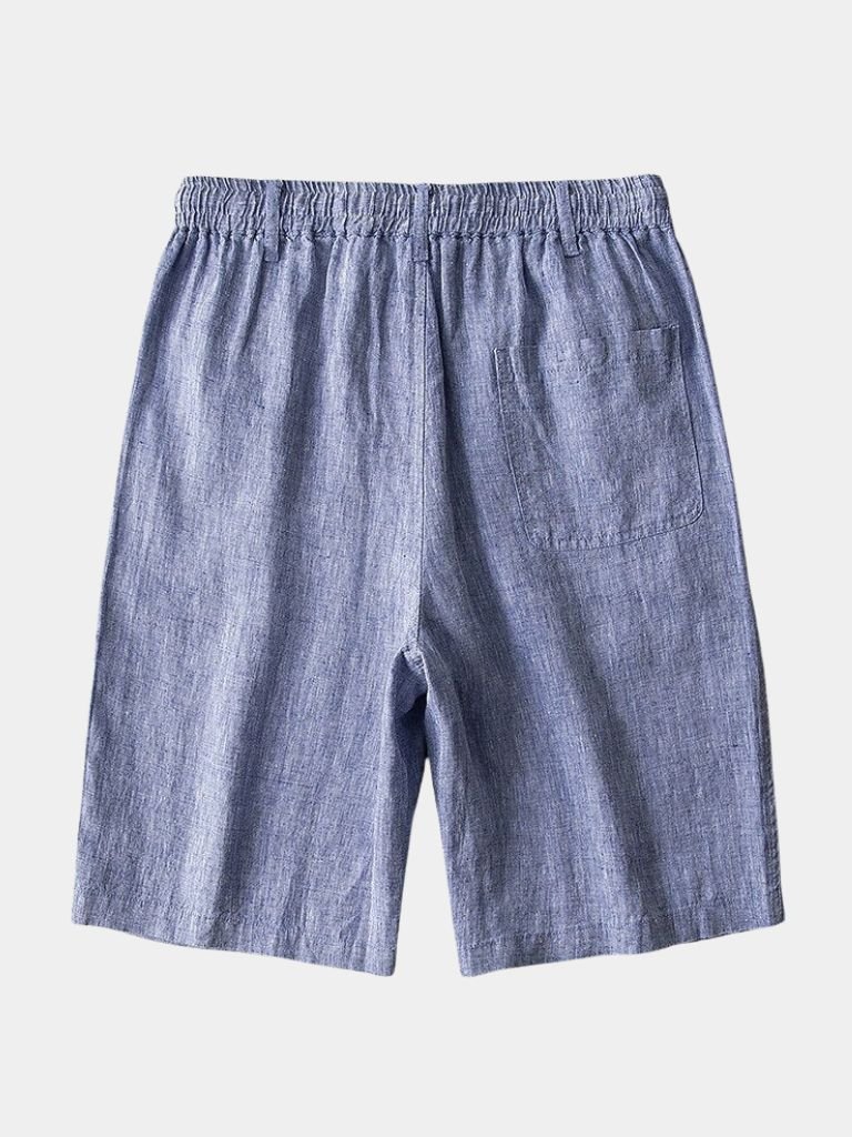 Gris Mariner Linen Shorts - Vailor & Veil