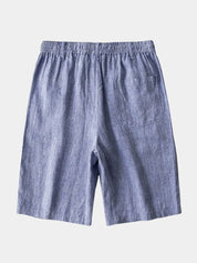Gris Mariner Linen Shorts - Vailor & Veil