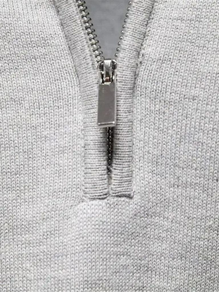 Half Zip Knitwear Pullover Sweater - Vailor & Veil