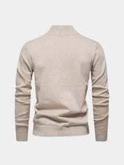 Half Zip Knitwear Solid Color Cardigan Sweater - Vailor & Veil