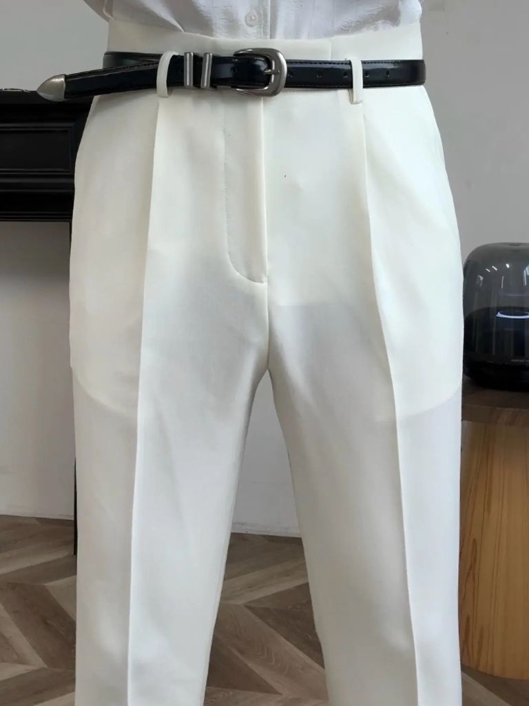 Hollywood Classic Trousers (Belt Included) - Vailor & Veil