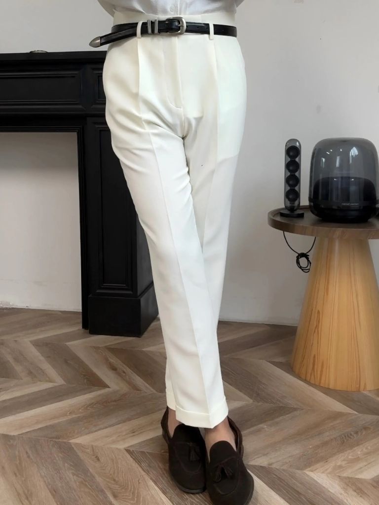 Hollywood Classic Trousers (Belt Included) - Vailor & Veil