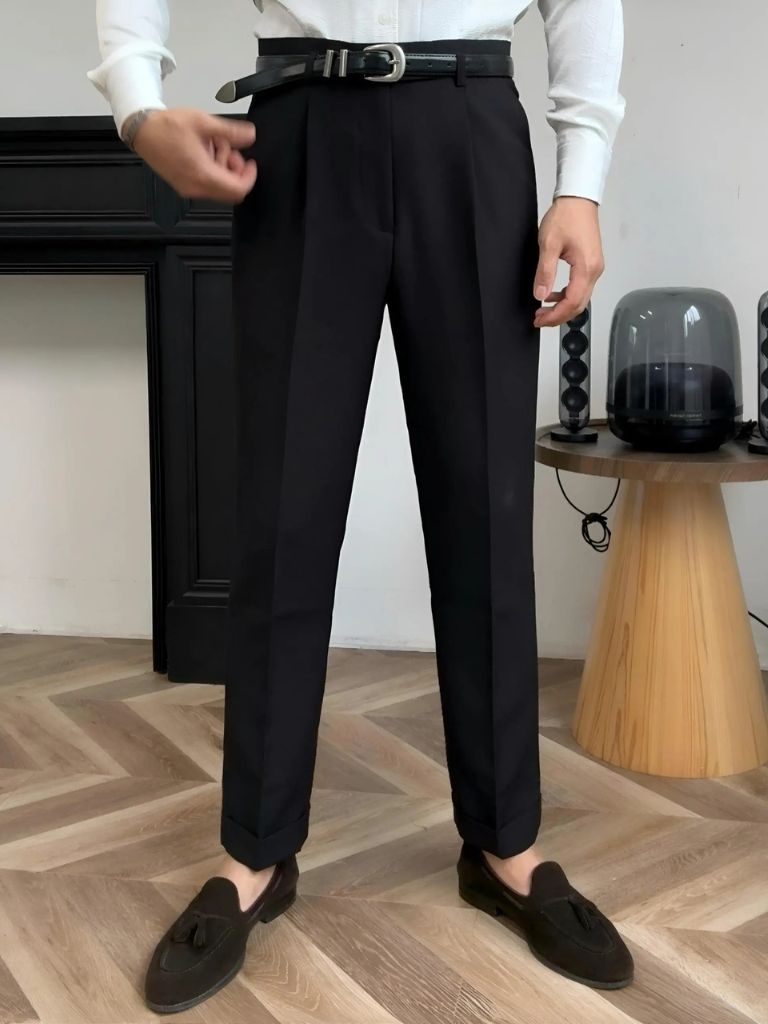 Hollywood Classic Trousers (Belt Included) - Vailor & Veil