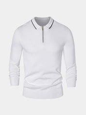 Ivory Elite Long Sleeve Polo – Vailor & Veil